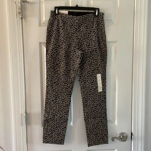 A New Day Skinny Ankle Pants Leopard Print